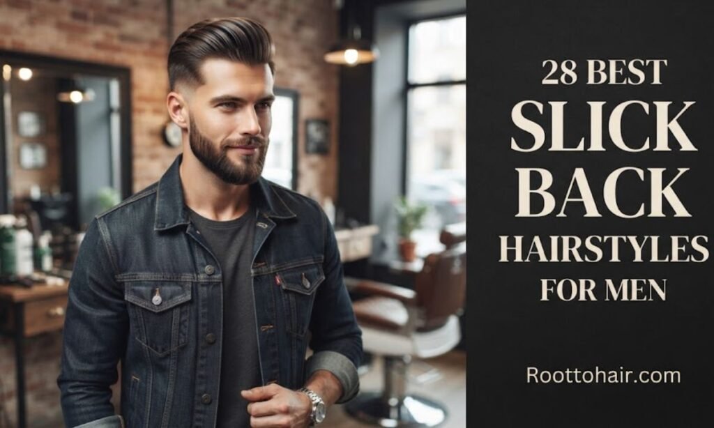 28 Best Slick Back Hairstyles for Men