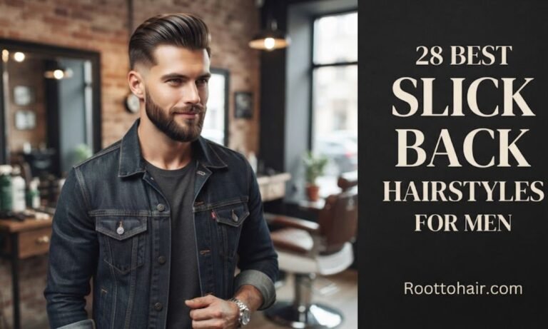 28 Best Slick Back Hairstyles for Men