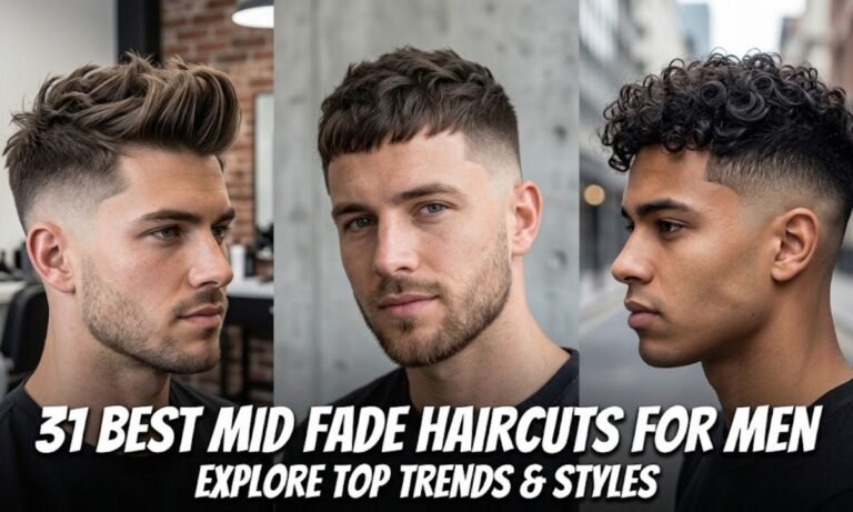 31Best Mid Fade Haircuts for Men