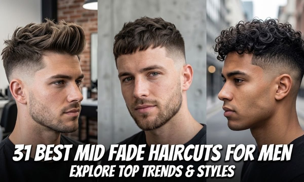 31 Best Mid Fade Haircuts for Men
