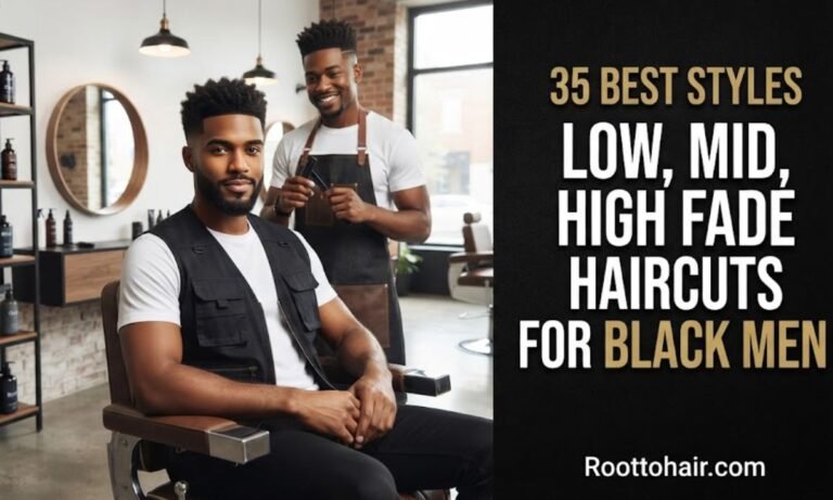 35 Best Styles Low, Mid, High Fade Haircuts For Black Men