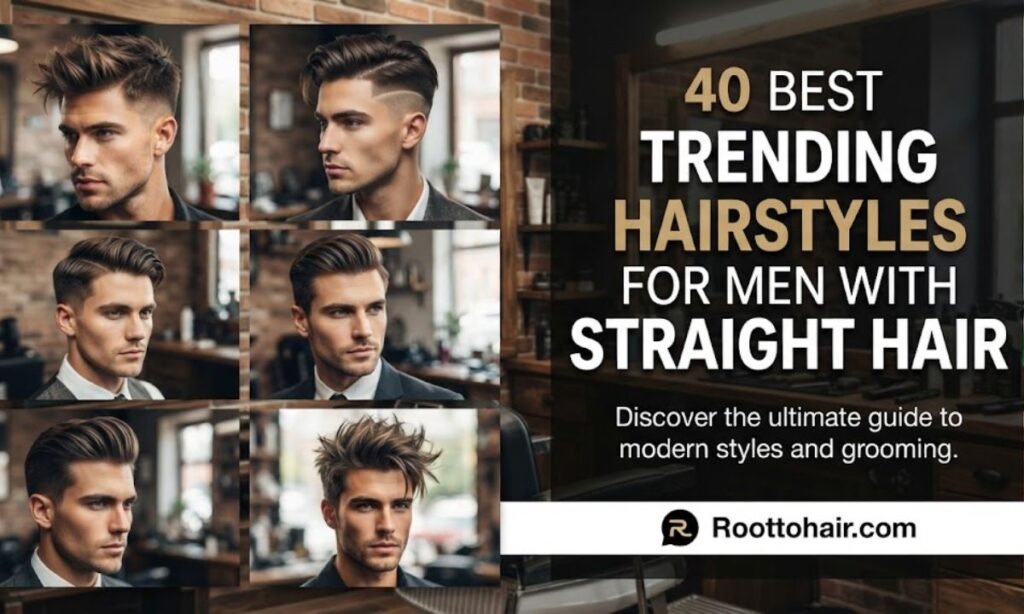 40 Best Trending Hairstyles for Men with Straight Hair