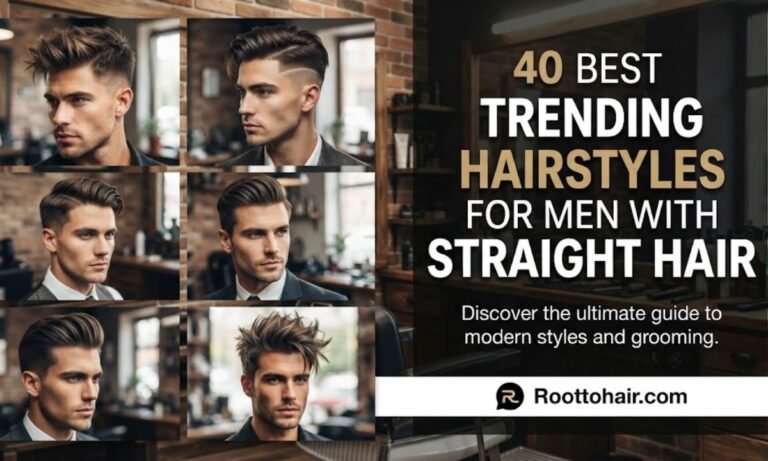 40 Best Trending Hairstyles for Men with Straight Hair