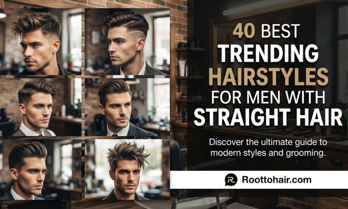 40 Best Trending Hairstyles for Men with Straight Hair