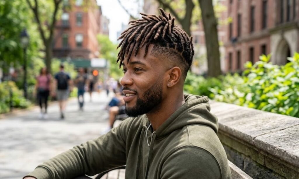 Burst Fade Dreadlocks