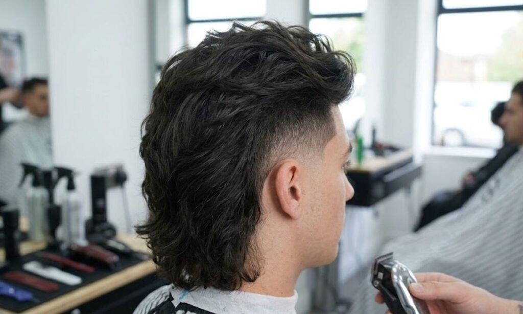 Burst Fade Long Hair