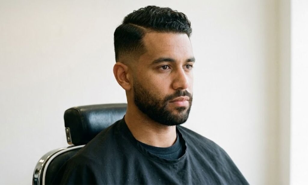Burst Fade Side Part