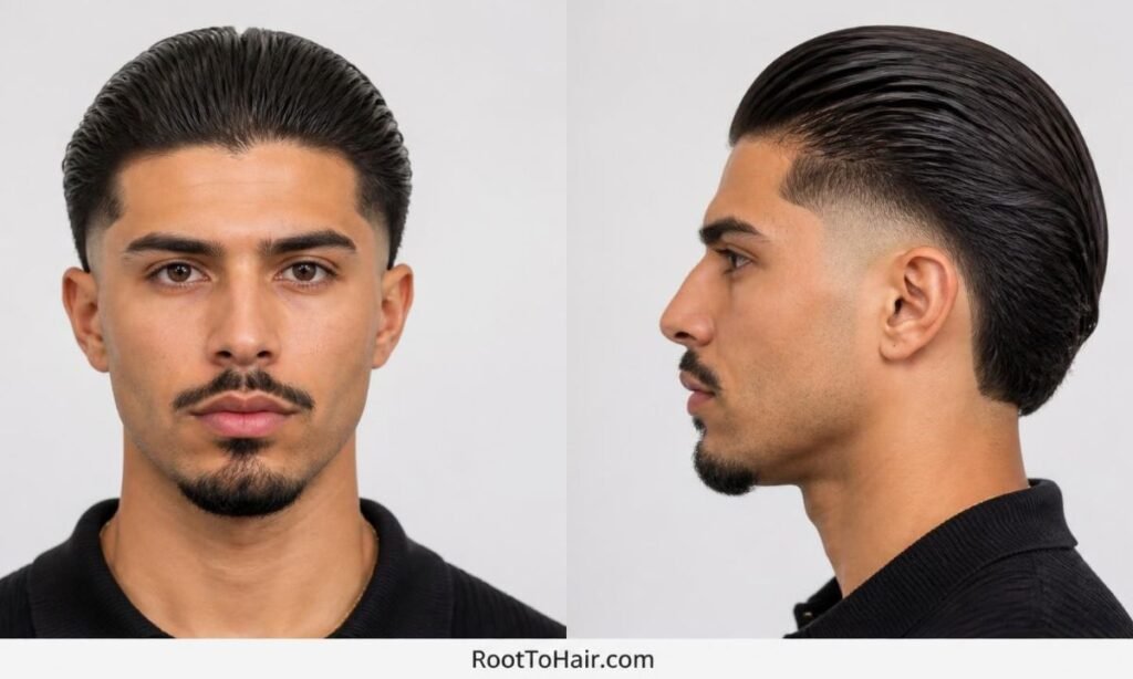 Burst Fade Slick Back