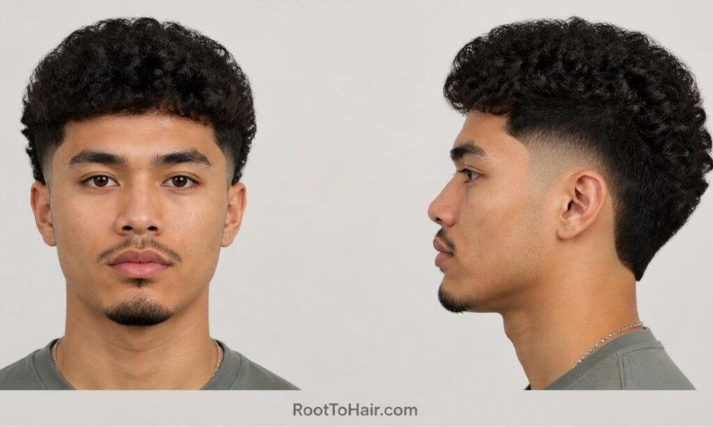 Burst Fade V-Cut