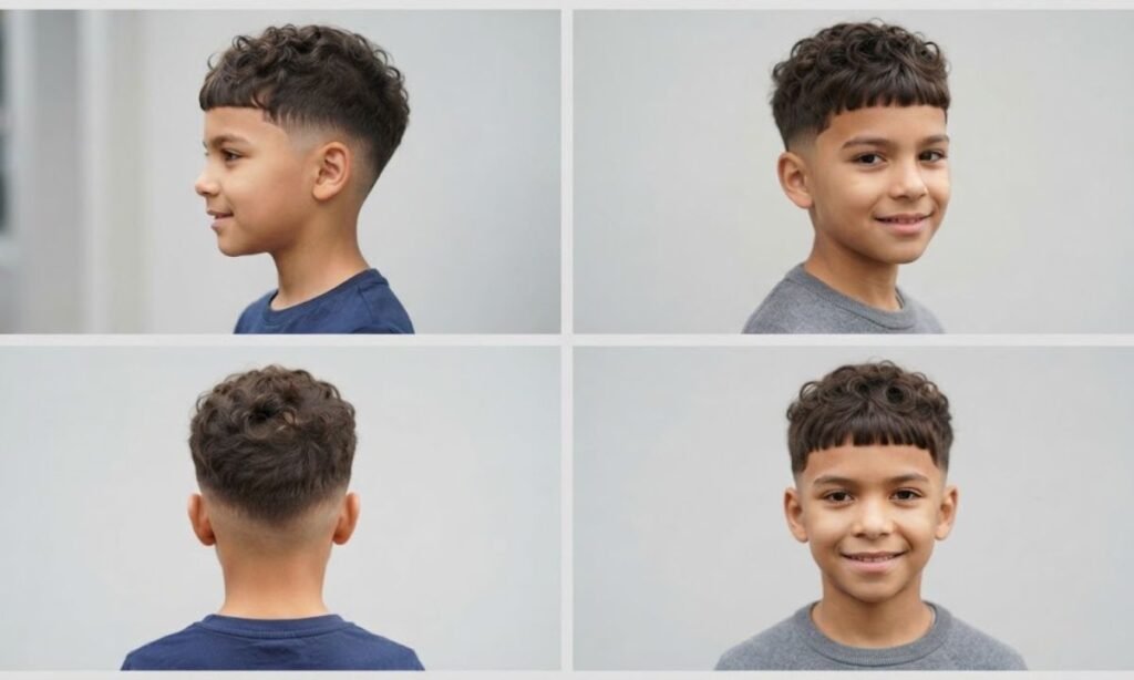 Curly Caesar Cut