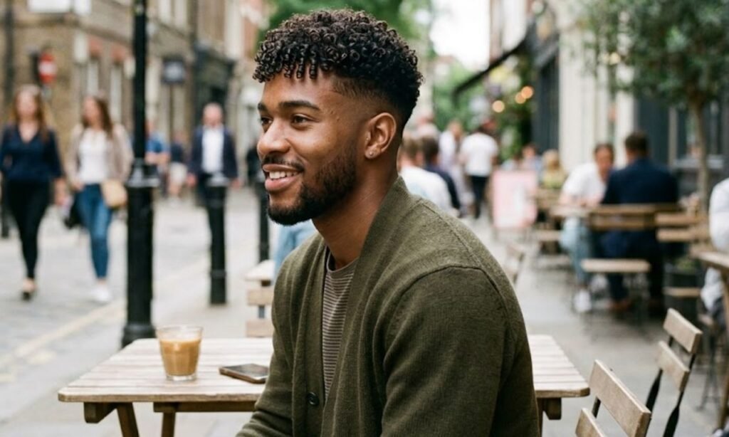 Curly Caesar Cut