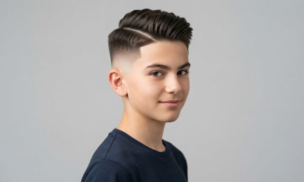 High Fade Comb Over