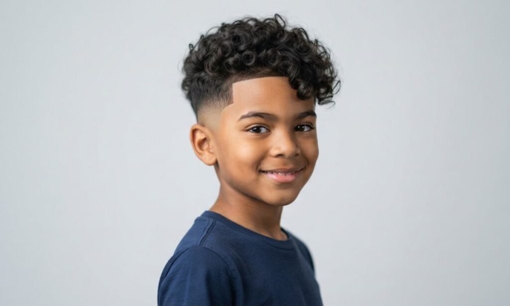 High Fade Curly Hair