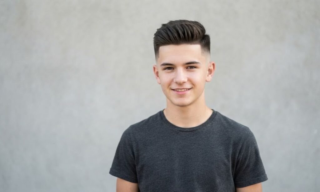 High Fade Short Quaff