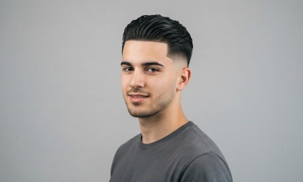 High Fade Slick Back