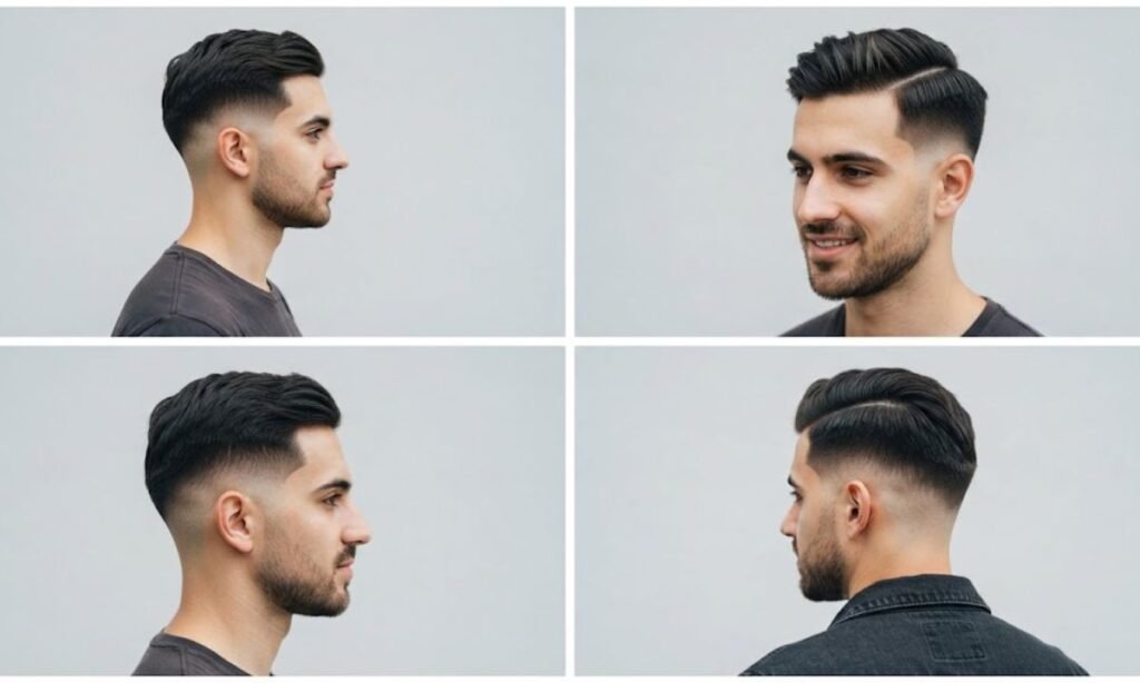 Low Fade Comb Over