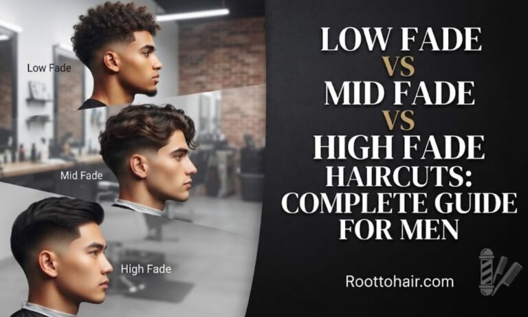 Low Fade vs Mid Fade vs High Fade Haircuts Complete Guide for Men