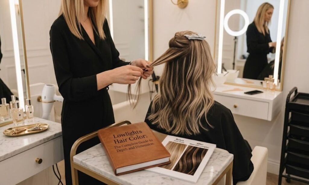 Lowlights Hair Color The Complete Guide to Depth and Dimension