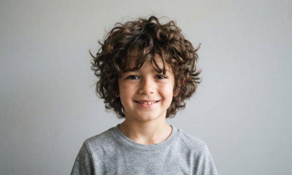 Messy Curly Hair