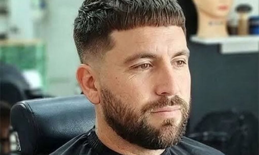 Mid Fade Caesar Cut