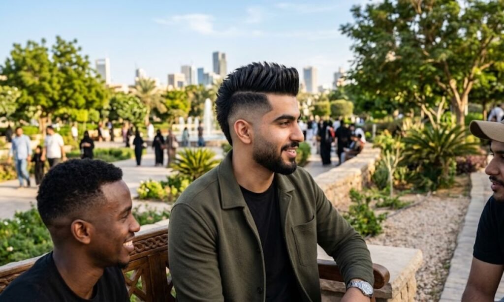 Mid Fade Faux Hawk