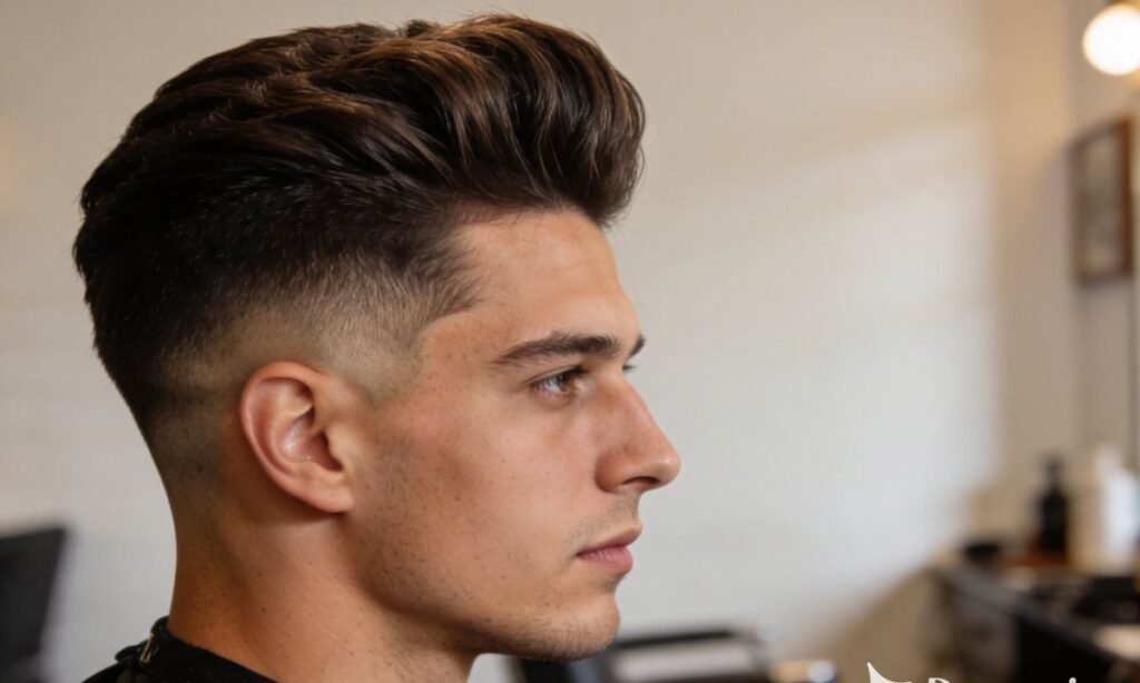 Mid Fade Pompadour