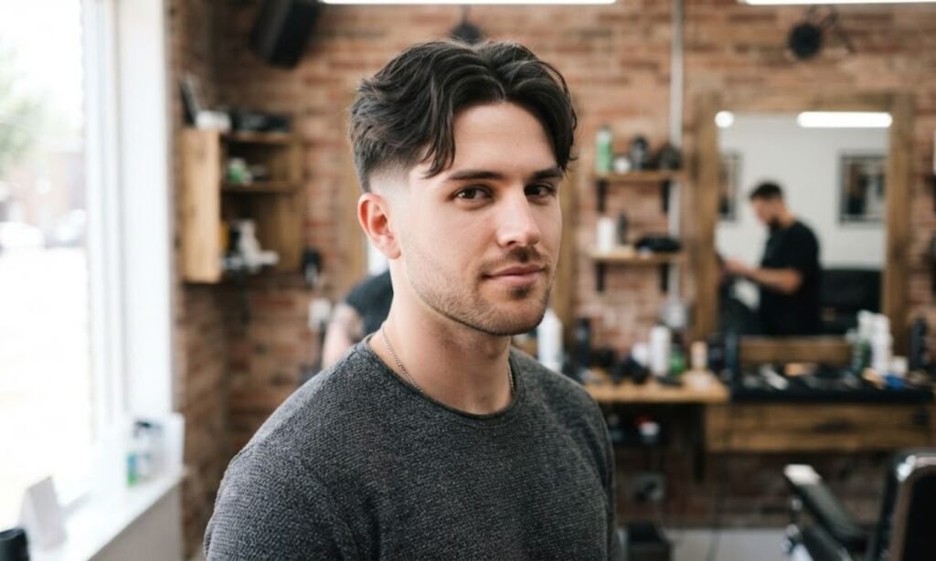 Middle Part with Low Fade