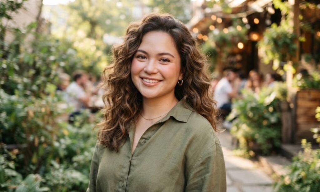 Round Face + Wavy Hair