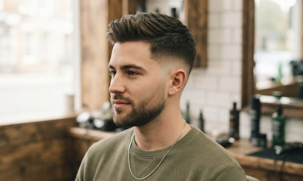 Short Quaff with Low Fade