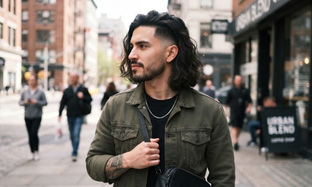 Shoulder-Length with High Fade