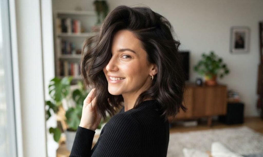 Side Part with Volume