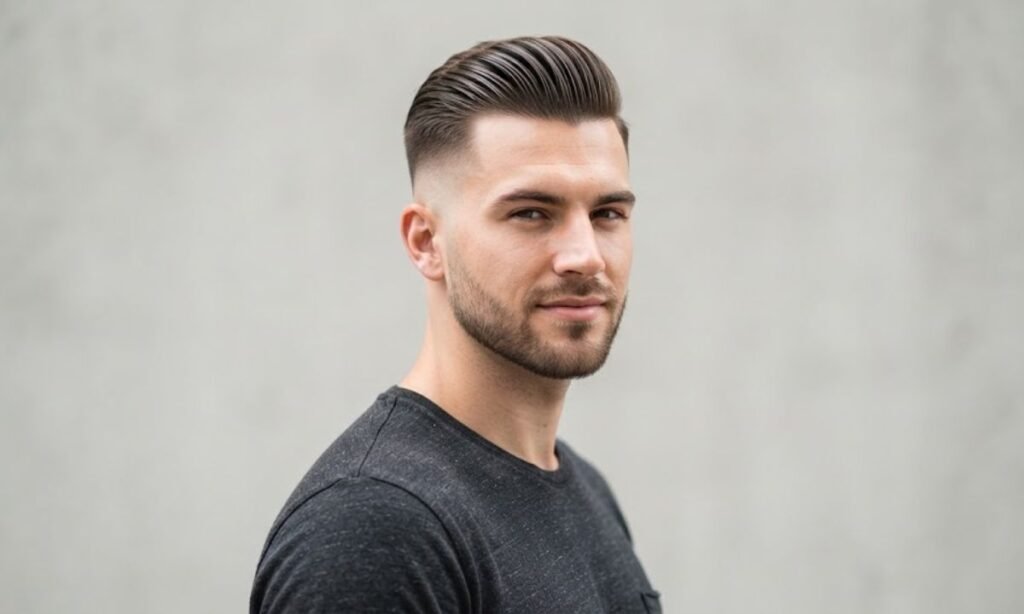 Slick Back High Fade