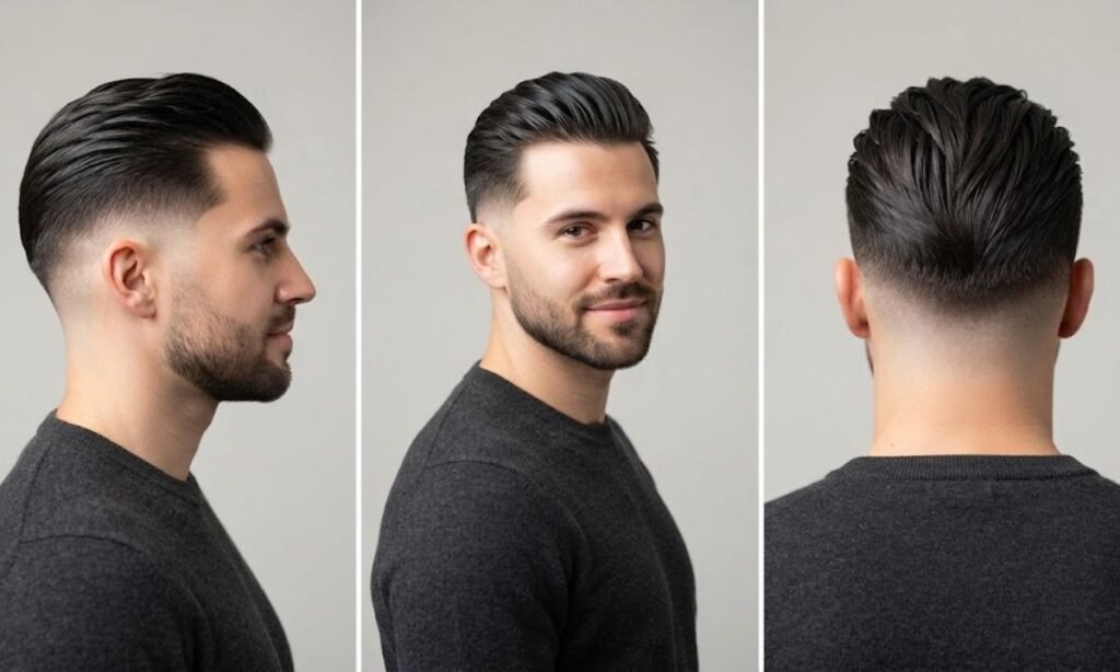Slick Back Mid Fade