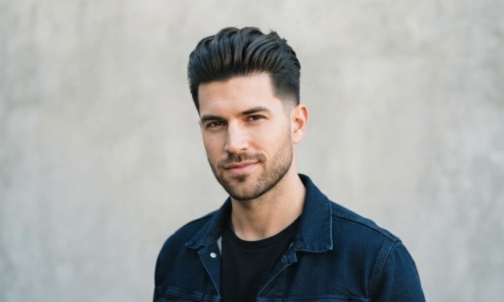Slick Back with Volume