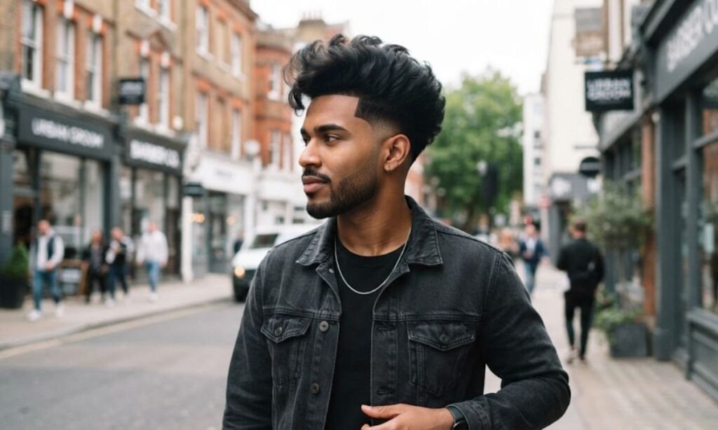 Temple Fade with Volume