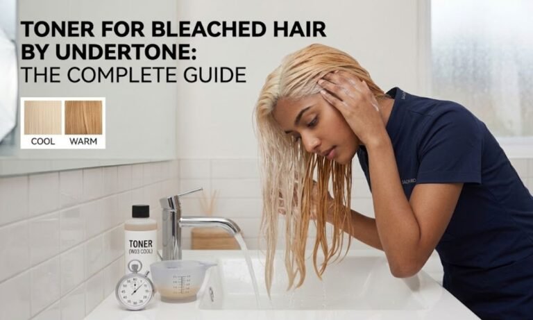Toner for Bleached Hair by Undertone Best Ratio & Timing Guide