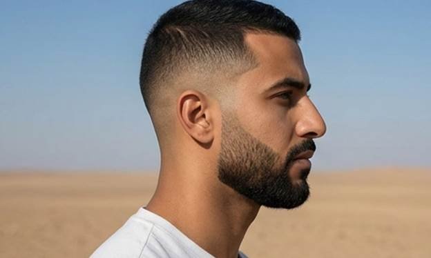 Taper Fade Short Beard