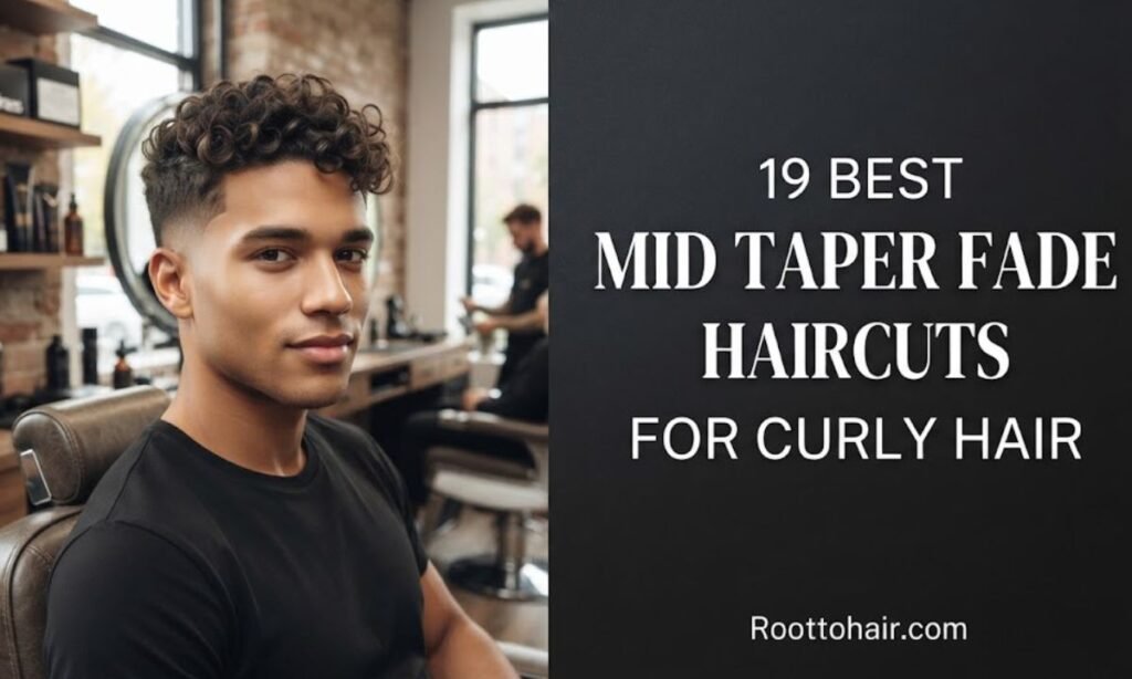 19 Best Mid Taper Fade Haircuts for Curly Hair Stylish & Modern