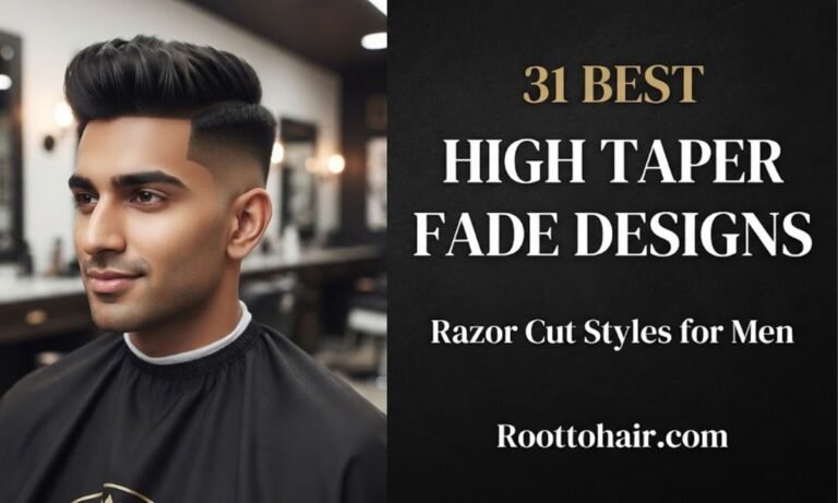 31 Best High Taper Fade Designs Razor Cut Styles for Men