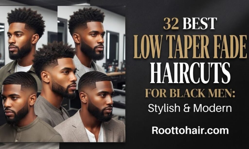 32 Best Low Taper Fade Haircuts for Black Men Stylish & Modern