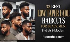 32 Best Low Taper Fade Haircuts for Black Men Stylish & Modern
