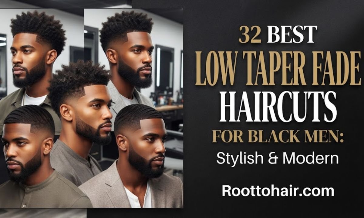 32 Best Low Taper Fade Haircuts for Black Men: Stylish & Modern