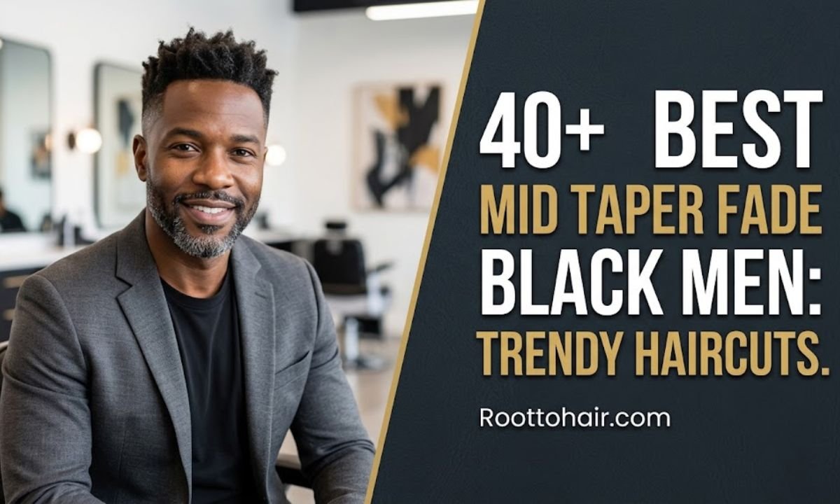 40+ Best Mid Taper Fade Black Men: Trendy Haircuts