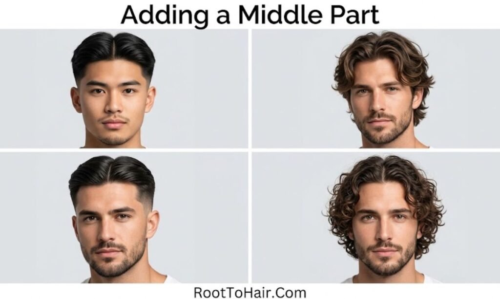 Adding a Middle Part