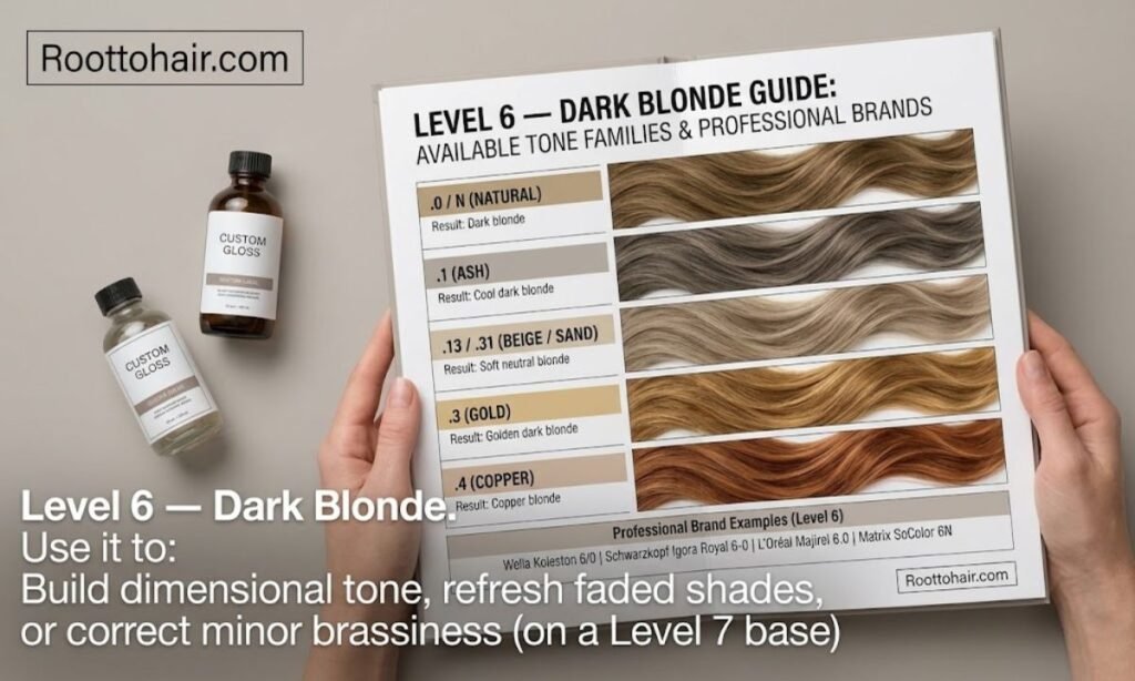 Available tone families Level 6