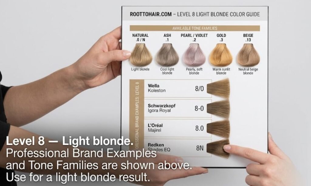 Available tone families Level 8
