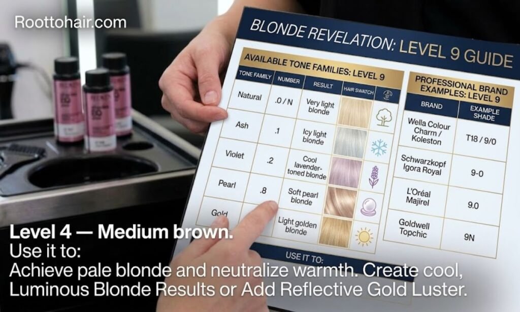 Available tone families Level 9