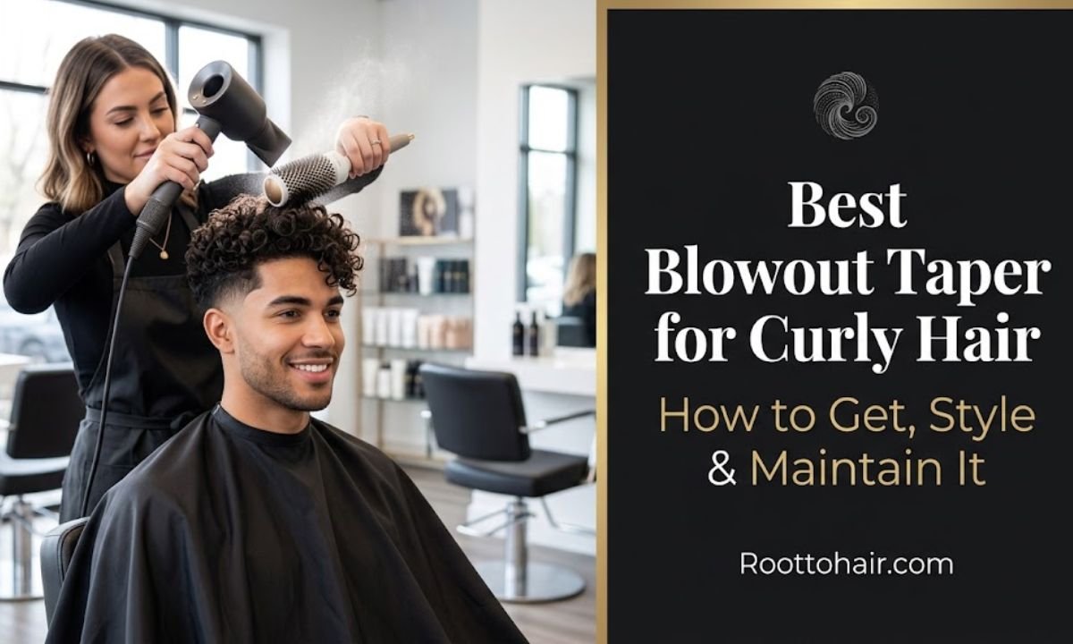 Best Blowout Taper for Curly Hair How to Get, Style & Maintain It