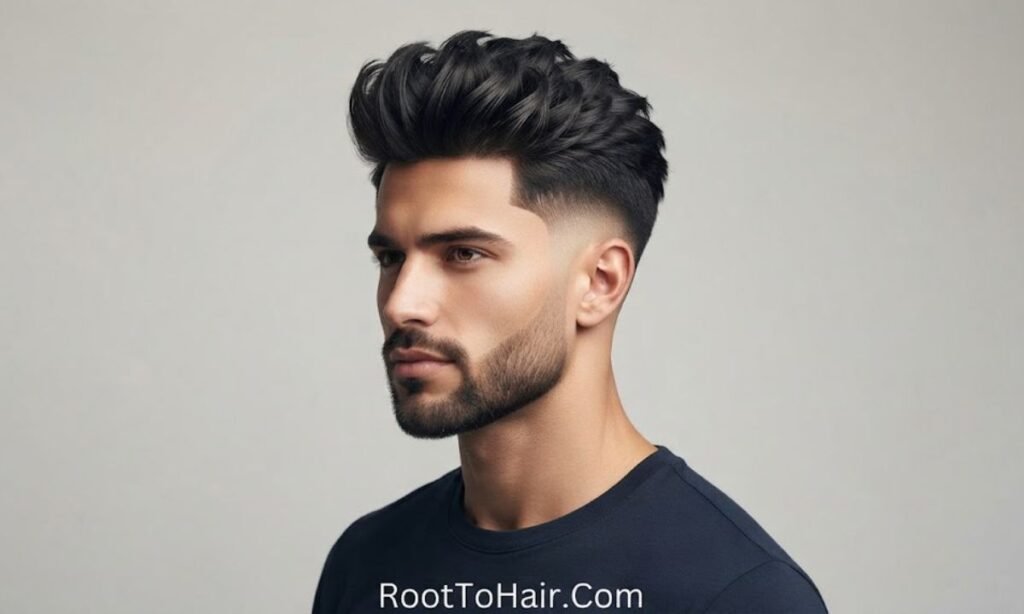 Blowout Low Taper Fade with Drop Fade