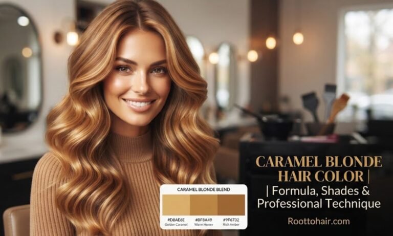 Caramel Blonde Hair Color Formula, Shades & Professional Technique